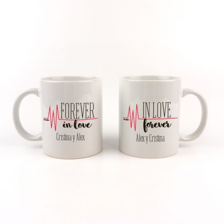 Taza cerámica Mi Papá y yo somos la Bomba