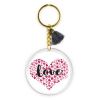 Keychain Simple Shape Star Blue Personalized 
