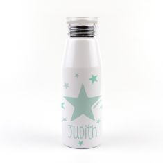 Botella Aluminio Estrella Menta 500ml Personalizada