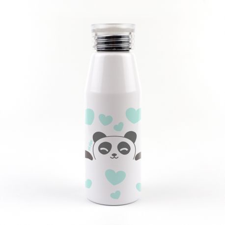 Botella Aluminio Panda 500ml no personalizada