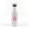 Botella Aluminio Estrella Rosa 500ml no personalizada