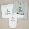 Pack 3 Prendas Papasaurio... Hijosaurio/a o Bebesaurio