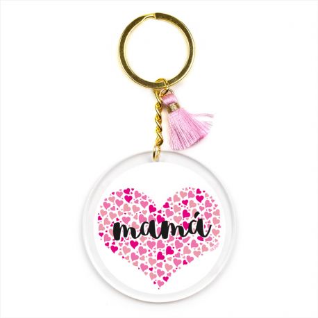 Keychain Simple Shape Star Blue Personalized 