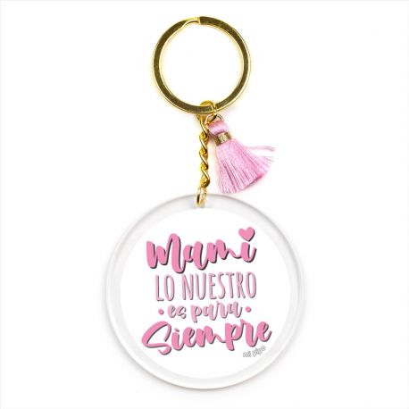 Keychain Simple Shape Star Blue Personalized 