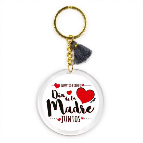 Keychain Simple Shape Star Blue Personalized 