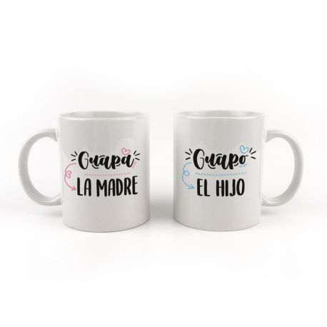 Taza cerámica Mi Papá y yo somos la Bomba