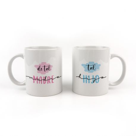 Taza cerámica Mi Papá y yo somos la Bomba