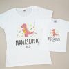 Pack 2 Prendas Personalizadas Mamasaurio, Hijasaurio