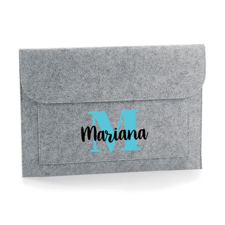 Keychain Simple Shape Star Blue Personalized 