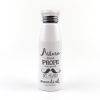 Botella Aluminio personalizada (Nombre) eres el PROFE mas genial del Mundo mundial