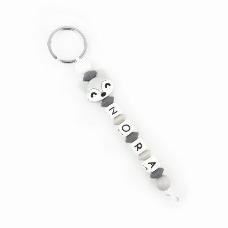 Keychain Simple Shape Star Blue Personalized 