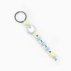 Keychain Simple Shape Star Blue Personalized 