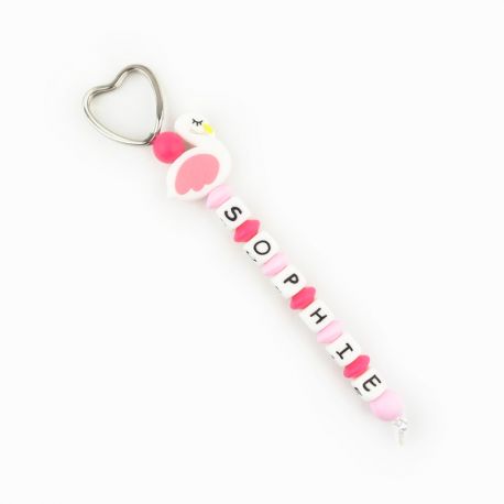 Llavero Silicona personalizado Cisne
