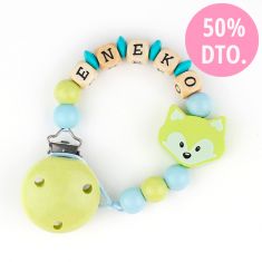 Wood chain Lime Fox Personalized
