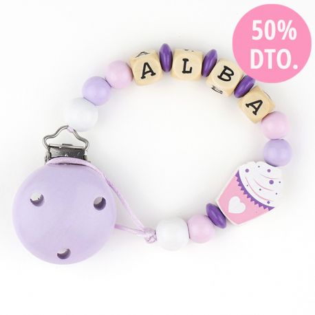 Wood chain Lila Cake Personalized