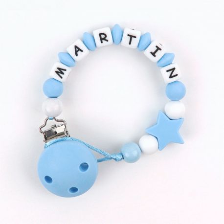 Silicone Chain Personalized Blue