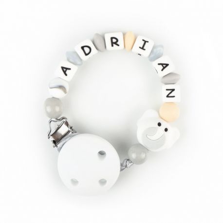 Silicone Chain Personalized Pink