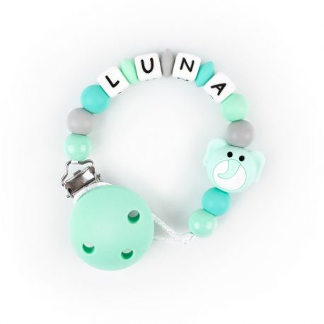 Silicone Chain Personalized Pink