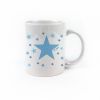 Taza cerámica o plástico Estrella Azul no personalizada