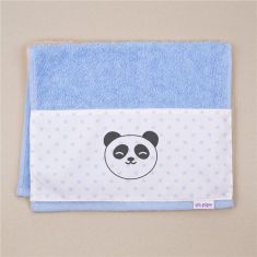 Toallita de Rizo Panda Azul No Personalizada