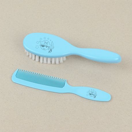 Set Cepillo y peine Pirata sin personalizar, elige color