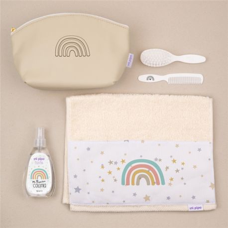 Neceser a la guarde Arcoíris Soft Beige Personalizado
