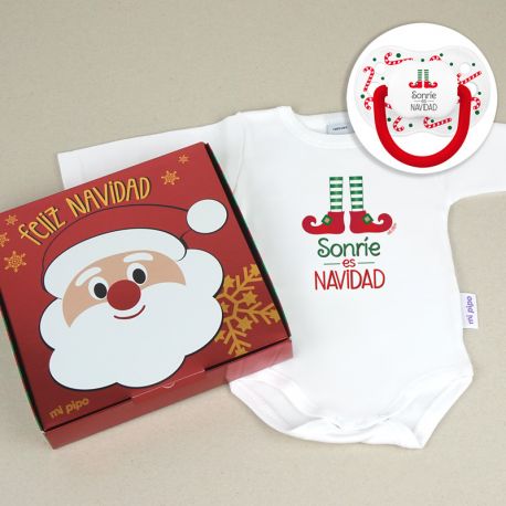 Baby Christmas Customizable Pacifier Name + Christmas Star Apple 