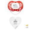 Pack New Classic Deco Navidad Rojo Copos-Broche Corazón Navidad Retro-Sonríe