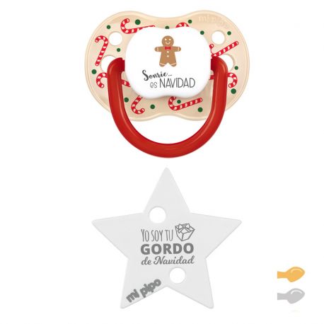 White Duo Baby Chic Pacifier and Clip chain Pack