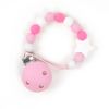 Chain of Wood and Silicone Pink Star Not Personalized