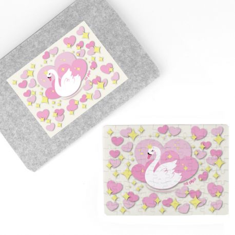 Puzzle + Estuche Cisne sin personalizar
