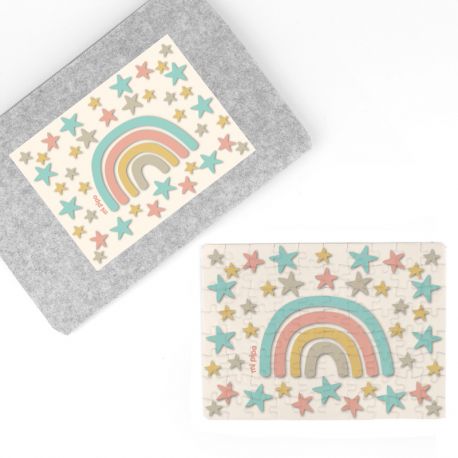 Puzzle + Estuche Arcoíris personalizado
