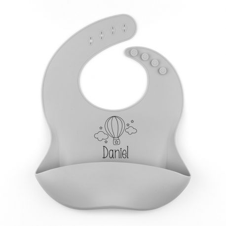 Blue rubber personalized Bib