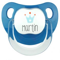 Chupete Baby Deco Corona Denim Tetina anátomica de látex +6m