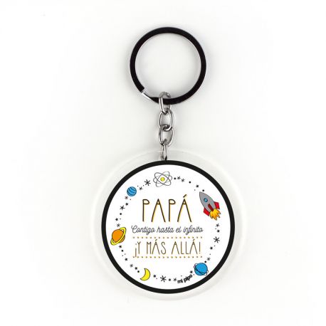 Keychain Simple Shape Star Blue Personalized 