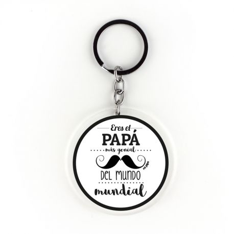 Keychain Simple Shape Star Blue Personalized 