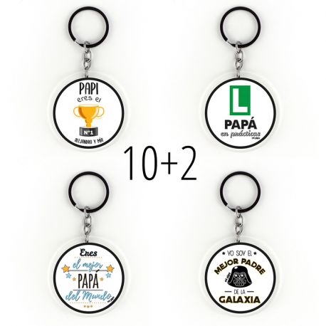 PROMO Llavero especial Papá, compra 10 y te regalamos 2