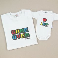 Pack 2 Prendas GAME OVER, 1UP