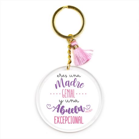 Keychain Simple Shape Star Blue Personalized 