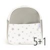 PROMO Mochila estrellas gris no personalizada, compra 5 y te regalamos 1
