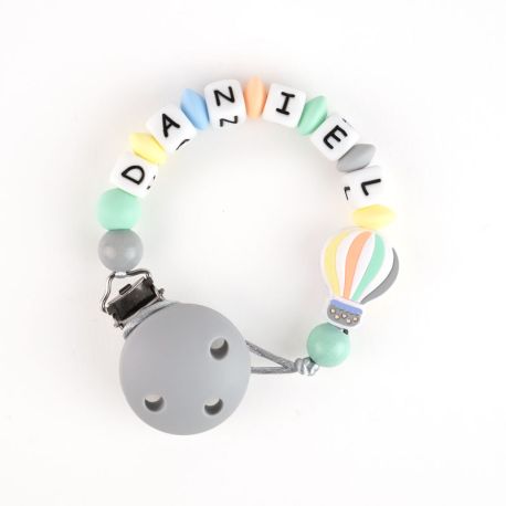 Silicone Chain Personalized Turquoise