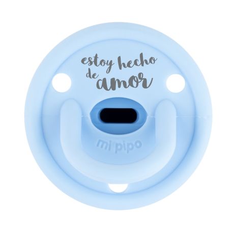Chupete Gummy Divertido Estoy hecho de amor, elige color 