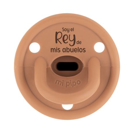 Chupete Gummy Divertido Soy el Rey de mis abuelos, elige color 