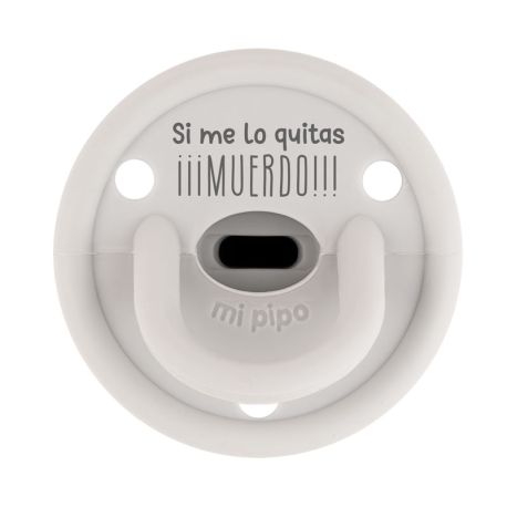 Chupete Gummy Divertido Si me lo quitas ¡¡¡muerdo!!!, elige color 