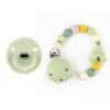 Cajita Chupete Gummy Verde Soft + Cadenita de Silicona Tipi