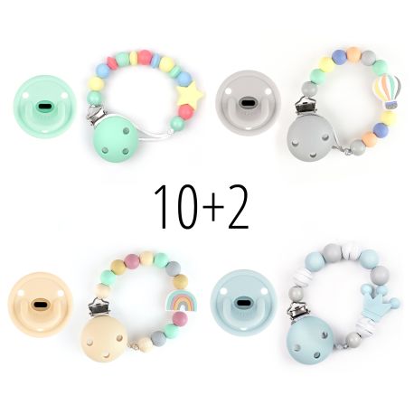 Baby Pacifier My Dad is Great Pink Pastel