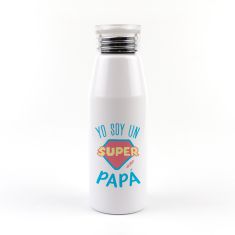 Botella Aluminio Yo soy un Súper Papá no personalizada