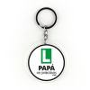 Llavero Metacrilato Redondo Papá en Prácticas