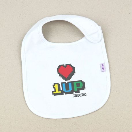 Babero Divertido 1 UP