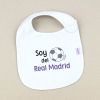 Babero Divertido Soy del Real Madrid